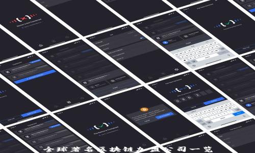 
全球著名区块链加盟公司一览