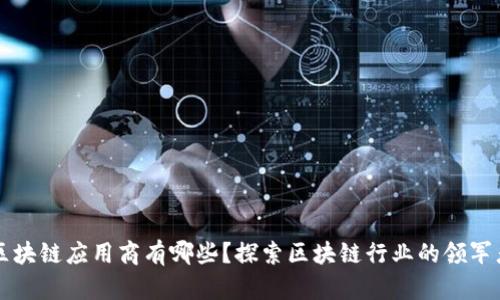 区块链应用商有哪些？探索区块链行业的领军者