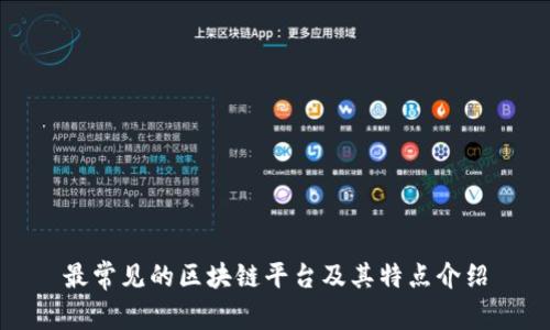 最常见的区块链平台及其特点介绍